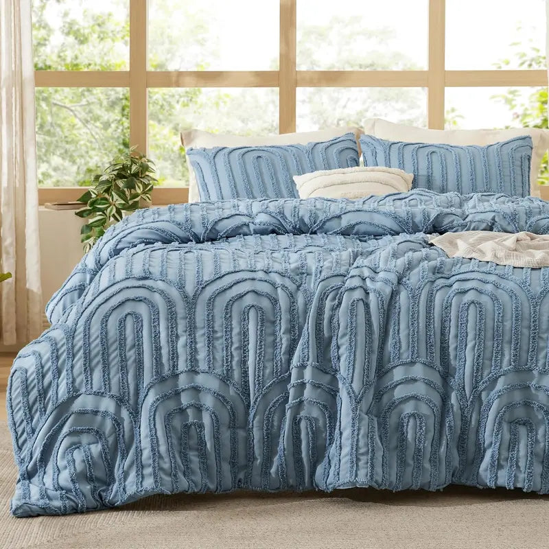 Boho Arch Quilt Bedding Set 3-Piece — 1 Quilt + 2 Shams, Ultra-Soft All-Season Coverlet