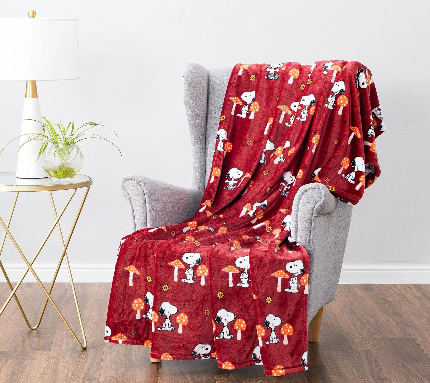 Berkshire Peanuts Halloween Plush 55x70 Throw
