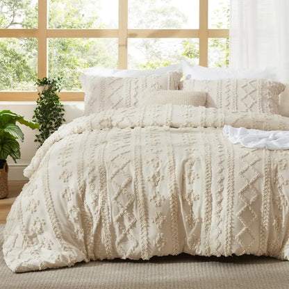Boho Arch Quilt Bedding Set 3-Piece — 1 Quilt + 2 Shams, Ultra-Soft All-Season Coverlet