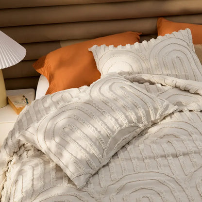 Boho Arch Quilt Bedding Set 3-Piece — 1 Quilt + 2 Shams, Ultra-Soft All-Season Coverlet