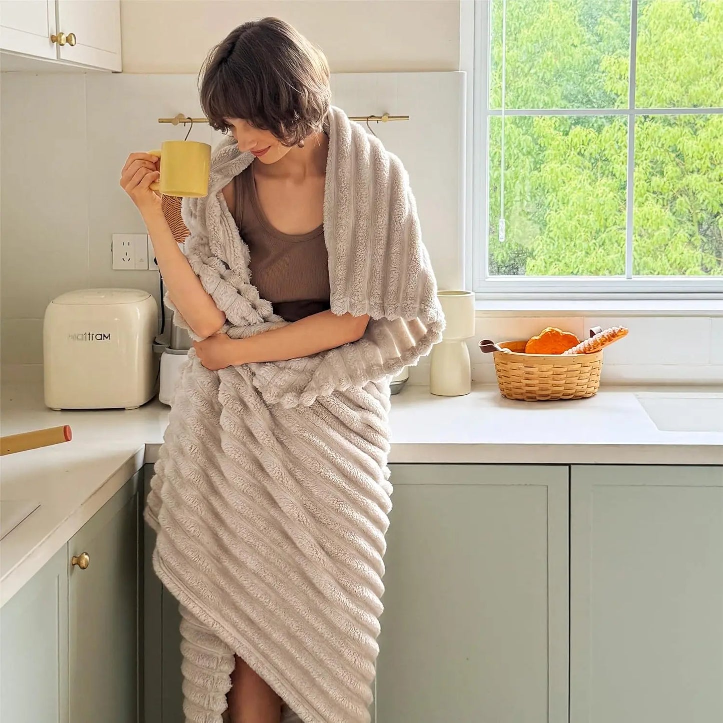 Stripe Pattern GentleSoft Blanket — Ultra Soft Cozy Decorative Throw for Living Room